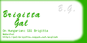 brigitta gal business card