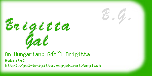 brigitta gal business card